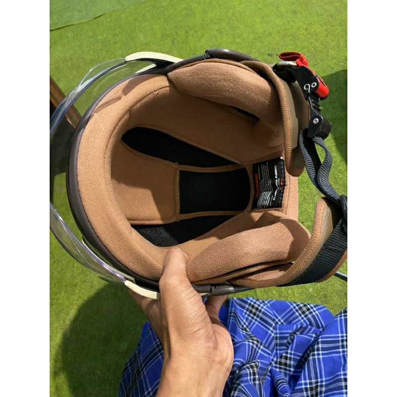 cargloss hijab warna coklat second/preloved istimewa