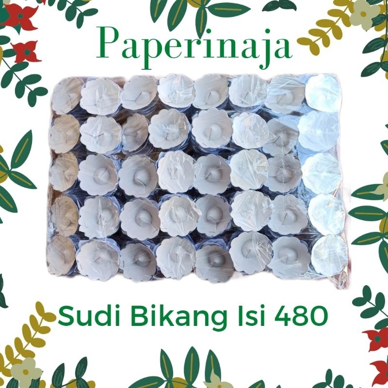 Sudi Bikang | Sudi Bikang Mawar | Sudi Bikang Klepon | Sudi Bikang Mini | Tatakan Kue Bikang isi 480