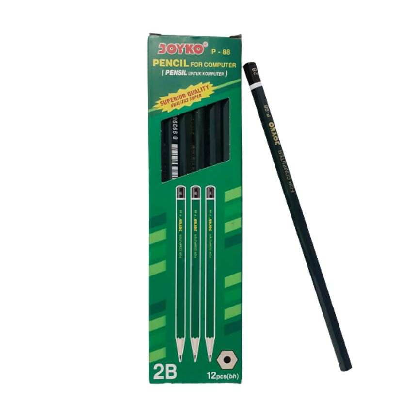 

Pensil 2B Joyko P-88 Hitam (12 pcs)