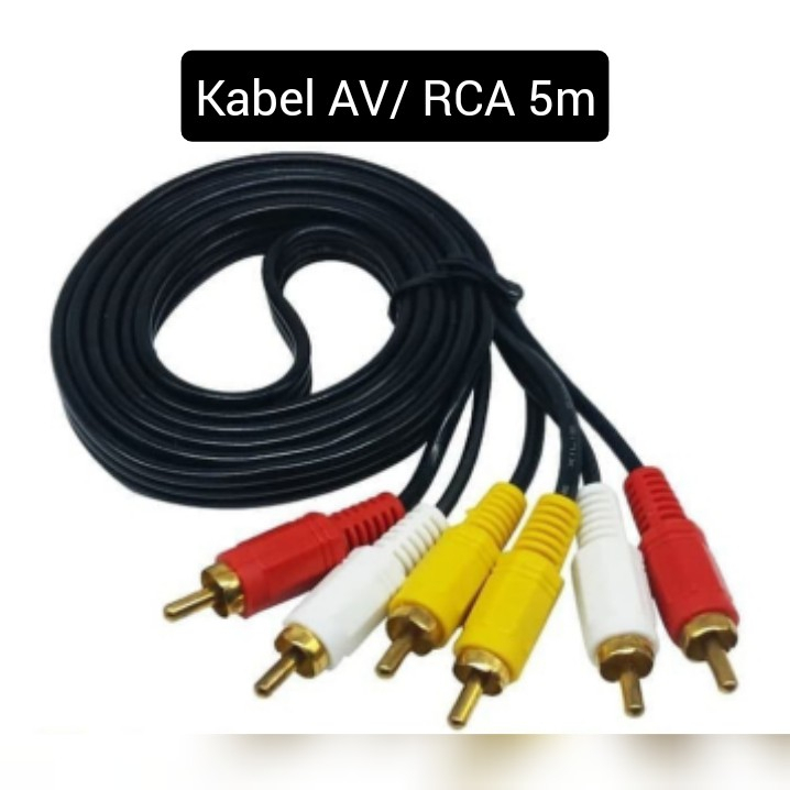 Kabel RCA DVD to TV/ Jack 3RCA Male to Jack 3RCA Male 5m