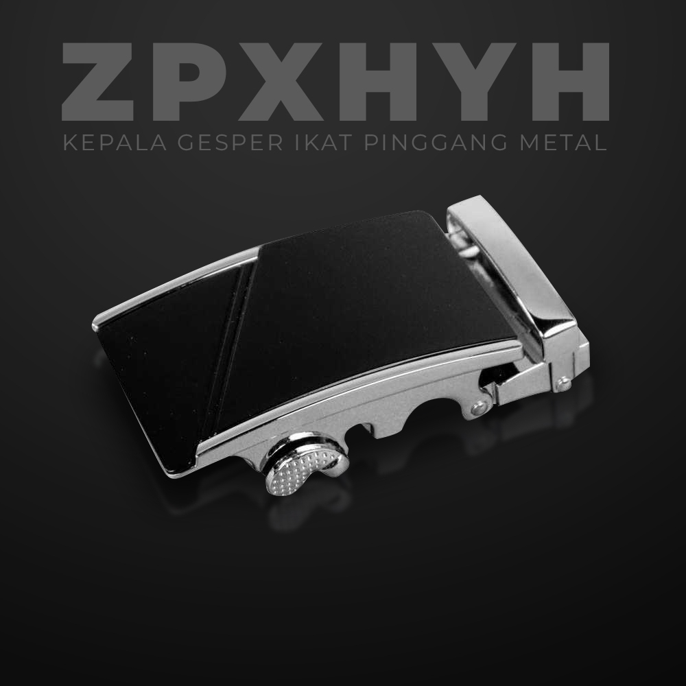 Kepala Gesper Ikat Pinggang Metal - HT0012 - Silver