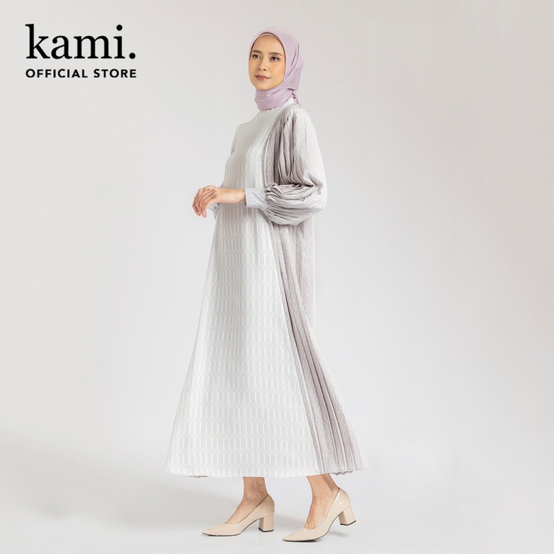 KAMI YUNA DRESS - POWDER BLUE SIZE S KAMIIDEA