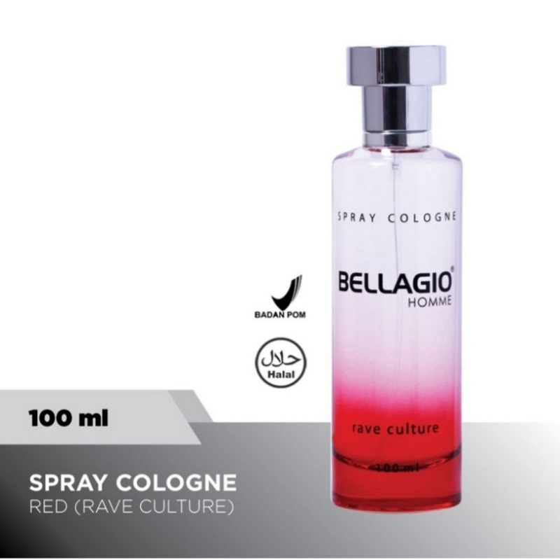 BELLAGIO Homme Spray Cologne Parfum Rave Culture 100 ml 