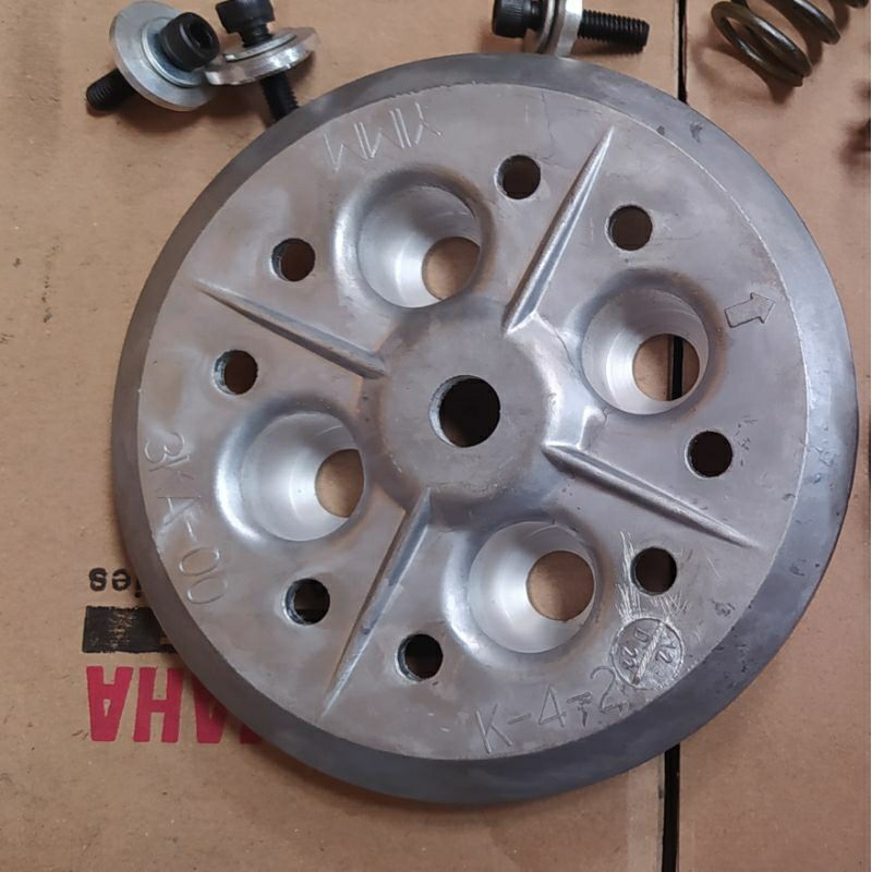 Tutup Lawan Kaki Empat Rumah Kopling RX King Original YIMM Modif Lubang Per Sudah PNP Per Smash PNP 