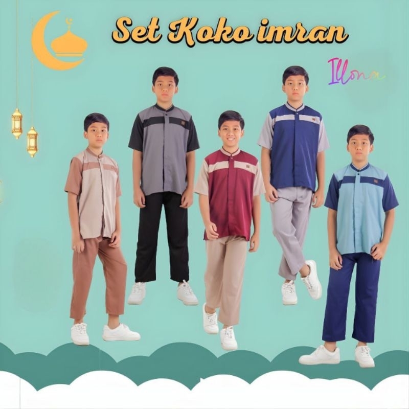 IMRAN SET SETELAN KOKO ANAK TANGGUNG JUNIOR TEEN