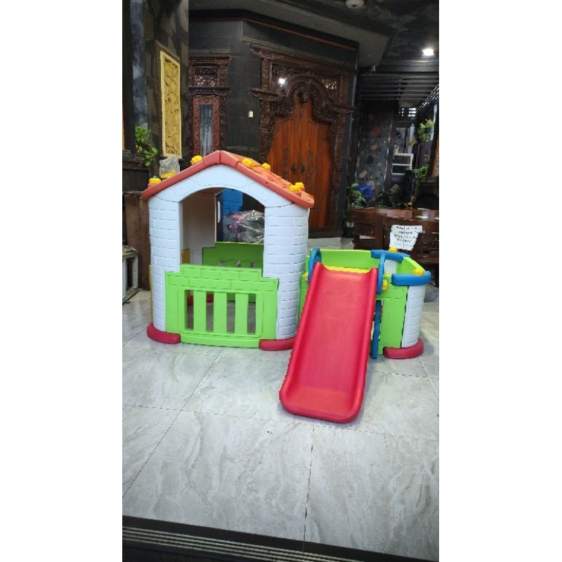 MURAH TOBEBE SLIDE PEROSOTAN PROSOTAN RUMAHAN MAINAN ANAK PRELOVED LITTLE TIKES ELC STEP2 GNU PRELOV
