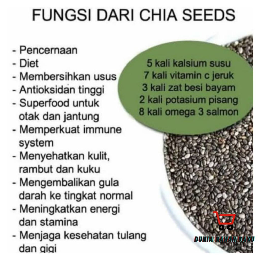 Organic Black Chia Seed Mexico / Chia Seed Organik