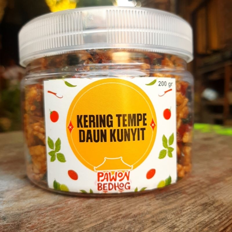 

Kering Tempe Daun Kunyit by Pawon Bedhog 200 gr