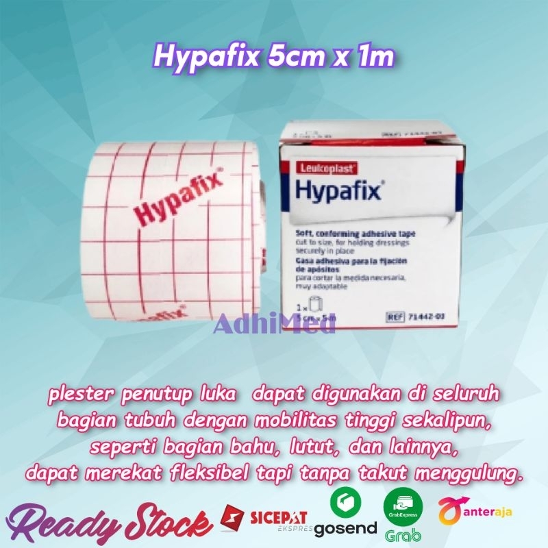 hypafix 5 cm x 1 m / hypafix plester luka 5cm x 1m / hypafix 5cm x 1m