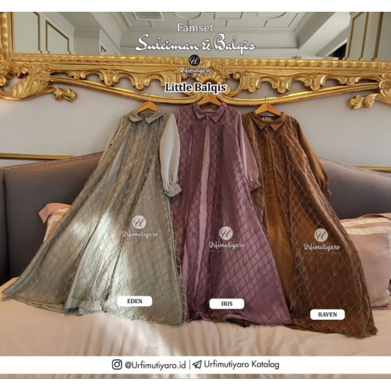 GAMIS LEBARAN ANAK LITTLE BALQIS BY URFIMUTIYARO