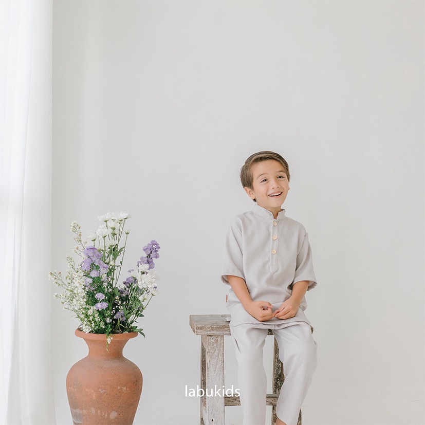 Labu Kids - Kafa Koko Set / Setelan Baju Celana Lebaran Raya Collection