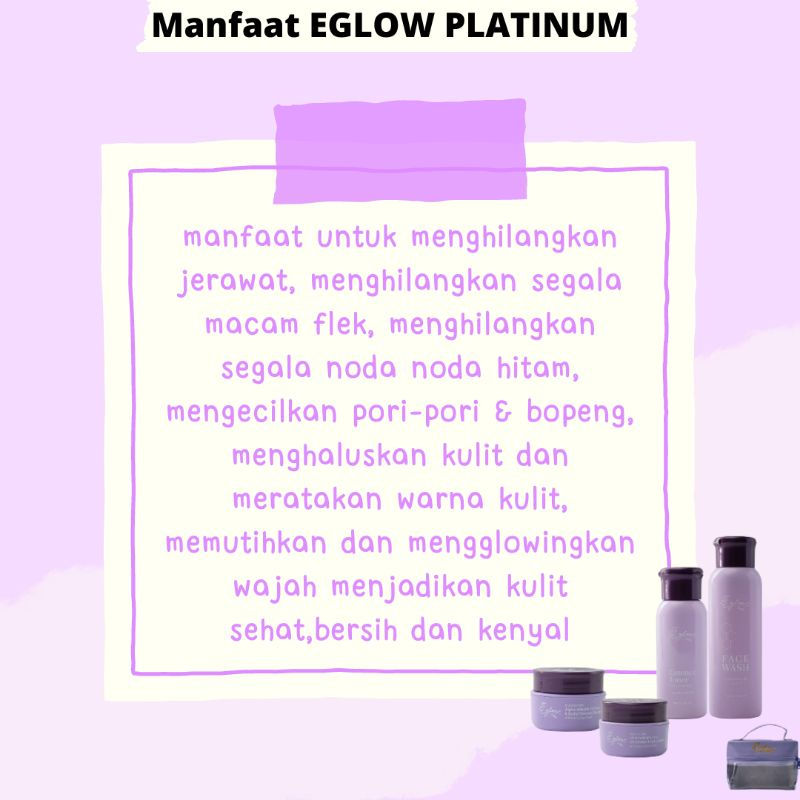 BPOM ORI | Paket Kecantikan By Eglow | Whitening | Acne | Ultimate