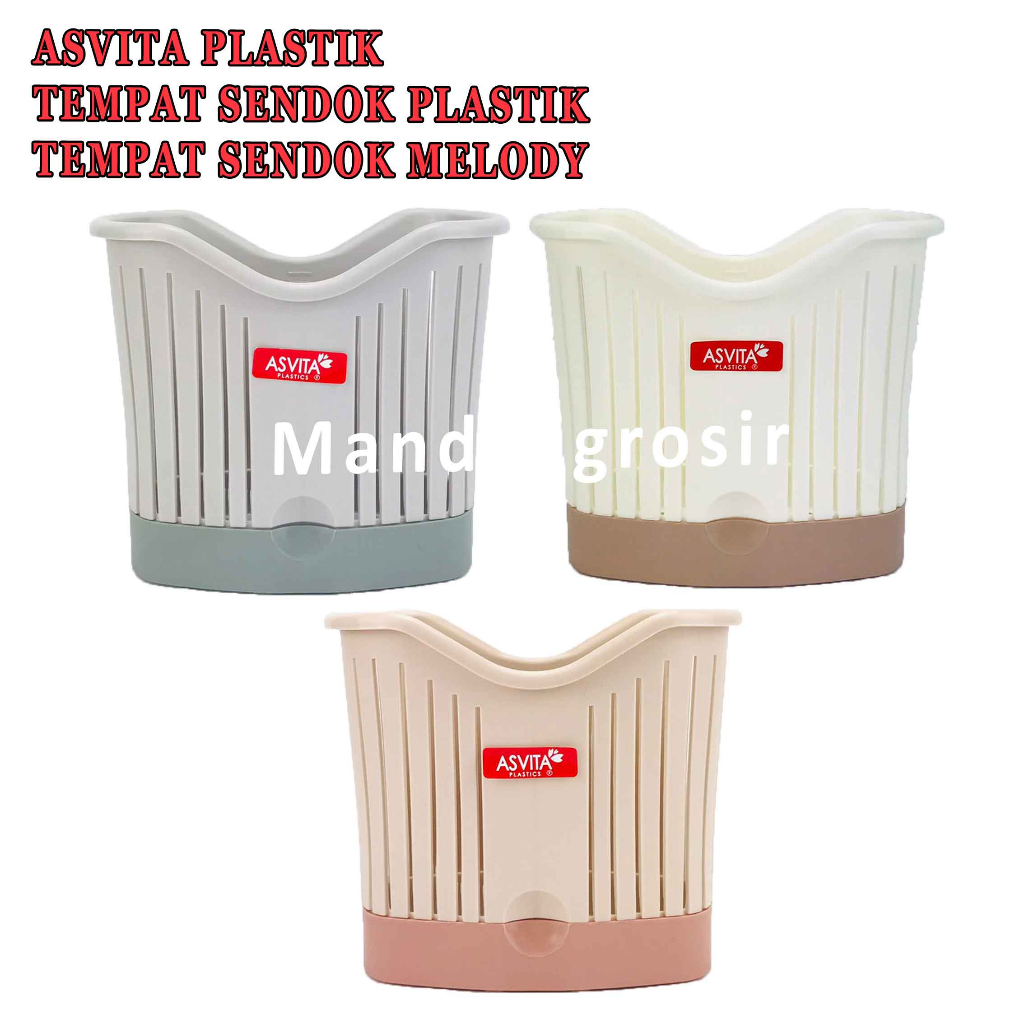 Tempat Sendok Plastik* ASVITA Plastik* Tempat Sendok Melody*Serbaguna