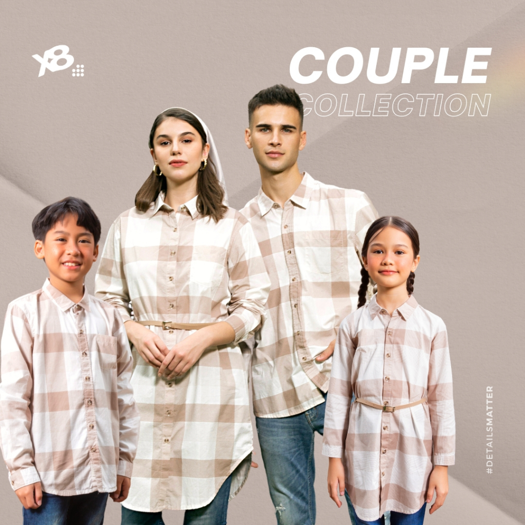 X8 Santoso Shirt Couple Family - baju couple lebaran