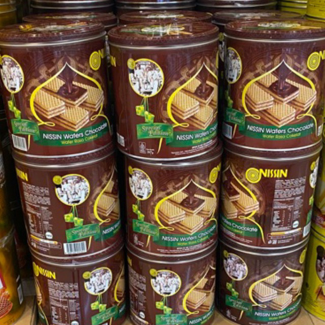 NISSIN WAFER COKLAT SPECIAL EDITION 267GRAM / KUE KALENG BISKUIT KALENGAN LEBARAN MURAH BANDUNG