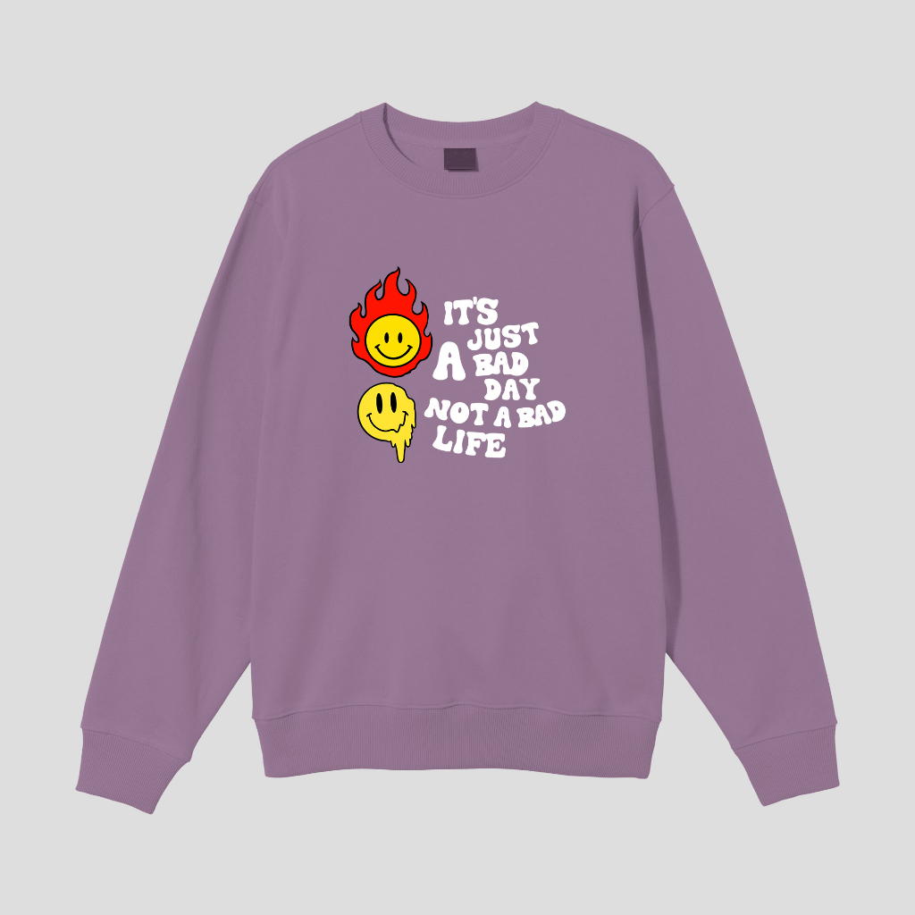 IT'S JUST A BAD DAY SWEATER CREWNECK PRIA WANITA Size M-XXL