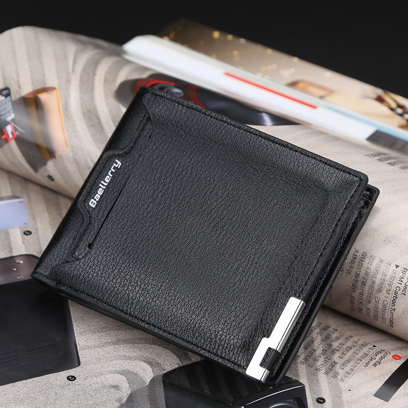 DOMPET LIPAT PRIA IMPORT SLOT KARTU BANYAK BAELLERRY ORIGINAL COWOK KEREN KULIT HITAM RUDOLF WA667B5 KEKINIAN SIMPLE FASHION PREMIUM BRANDED DISTRO LAKI REMAJA DEWASA