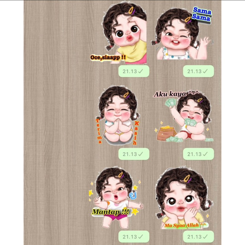 

PAKET STIKER WHATS ~ APP LUCU ( GERAK )