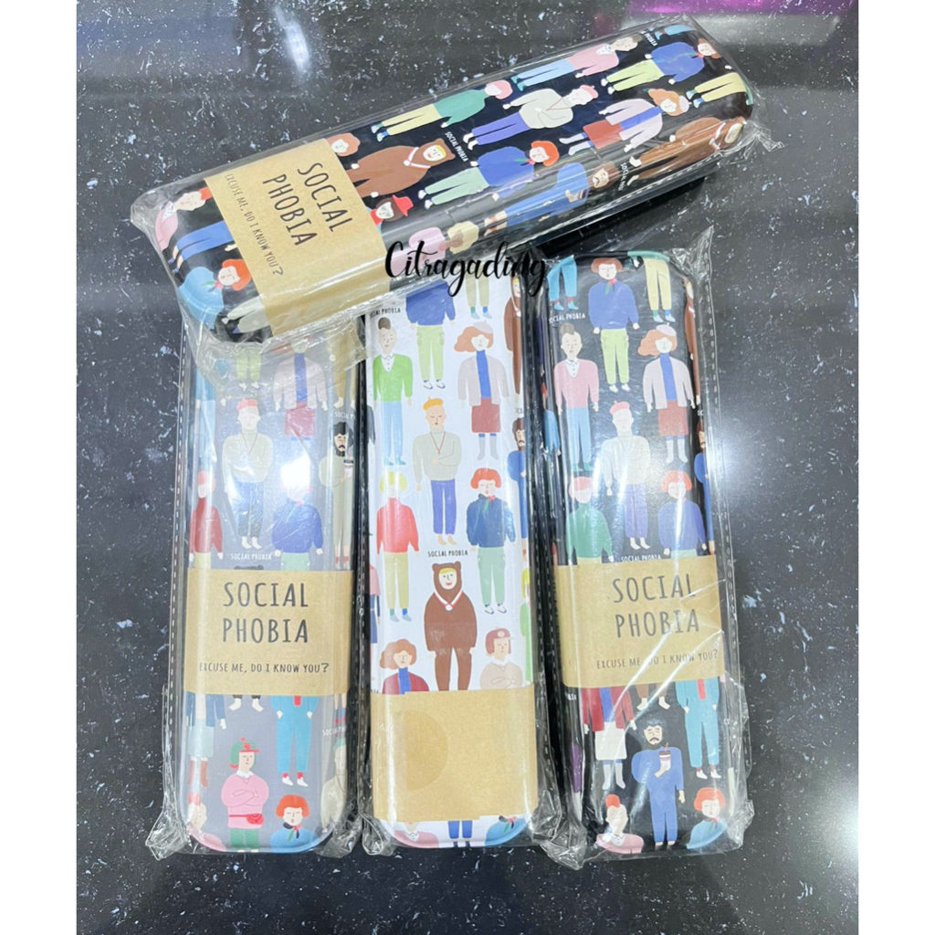 

PENCIL CASE KALENG KOREA AESTETHIC YOOFUN KOTAK PENSIL LUCU KECIL GROSIR MURAH ECER LUSIN SEKOLAH PEOPLE