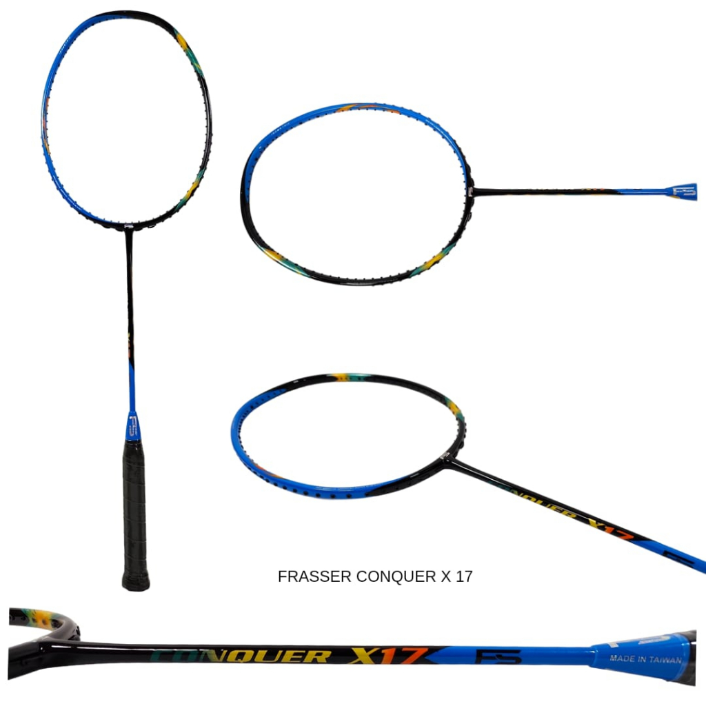 Frasser Raket Bulutangkis Raket Badminton Conquer X 17 Zmg