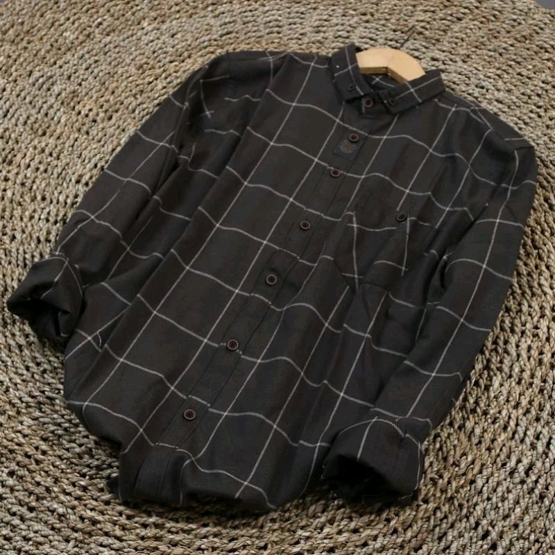 Kemeja Flanel Pria Premium/Kemeja flanel wool