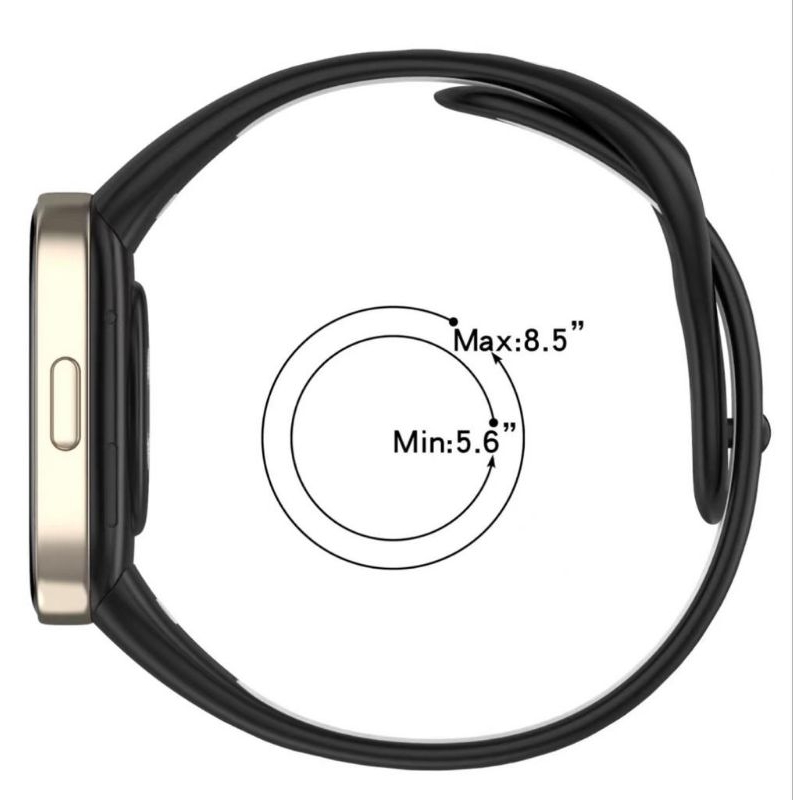 Tali Jam Strap For Redmi Watch 3 2023 - Nike Rubber Silikon Sporty