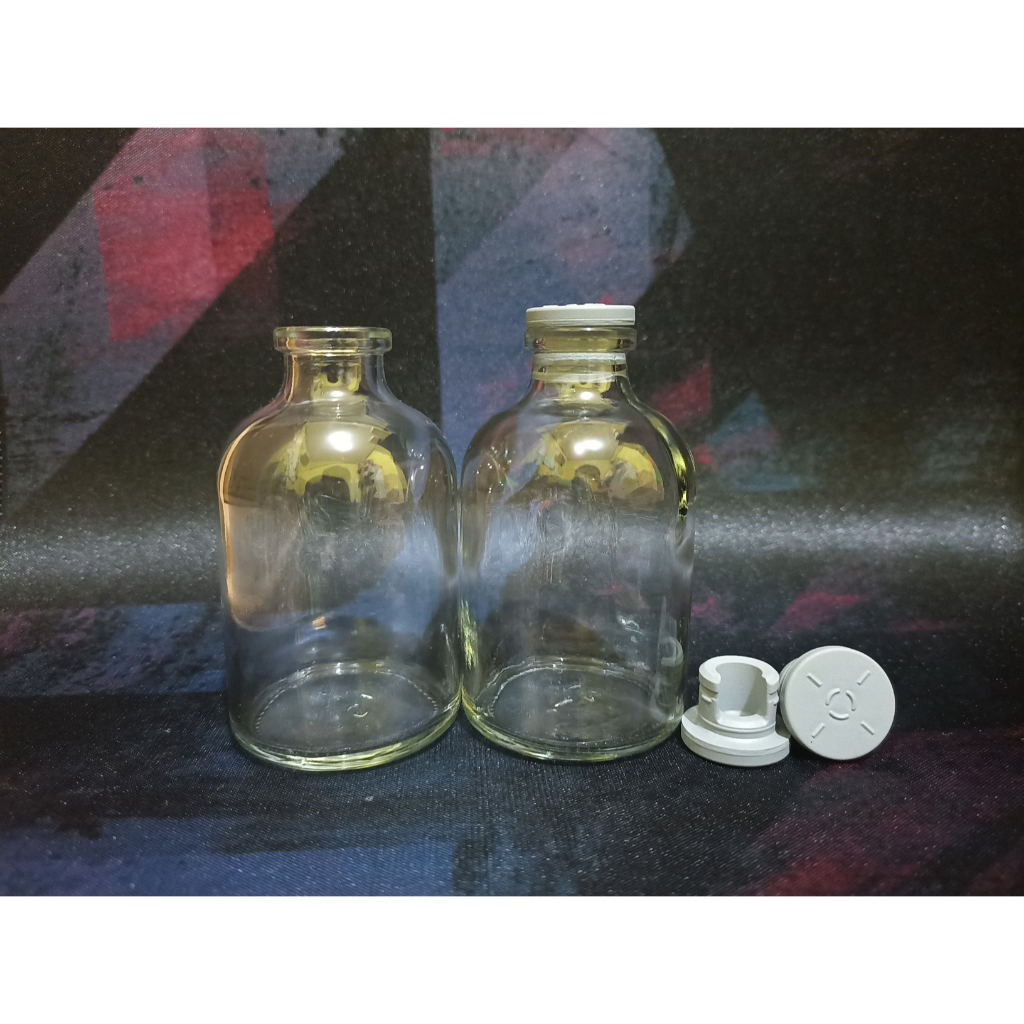 Botol Vial Bening 50ML / Clear Vial 50 ML