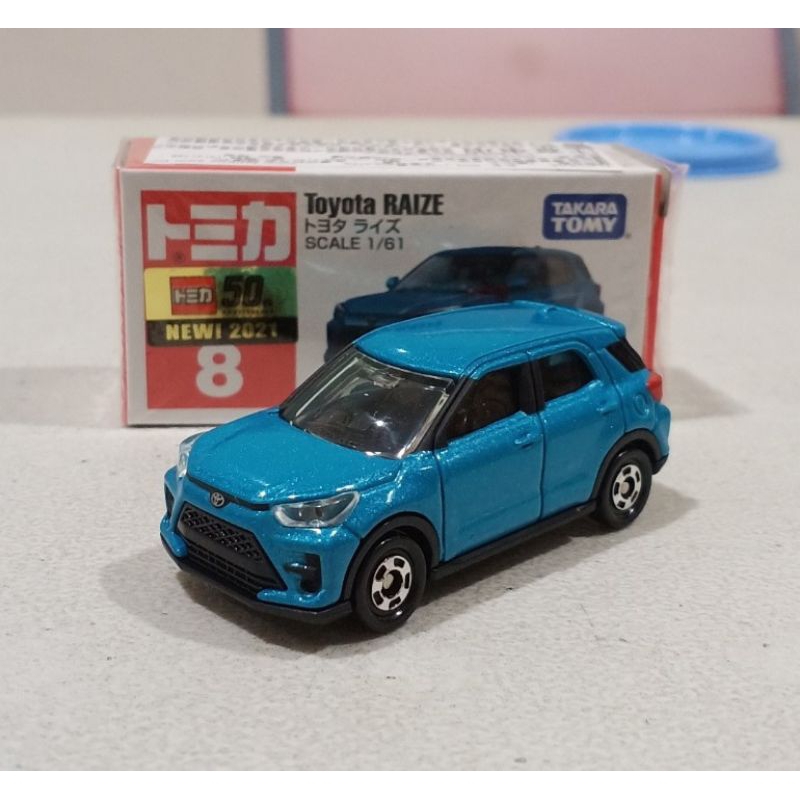 Takara Tomy Tomica Reguler Diecast Toyota Raize Blue Biru