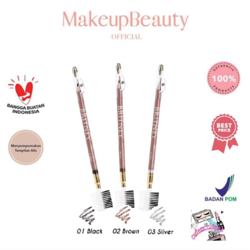 ☃️Cutezz_Ching1☃️BRITNEY Purbasari Perfect Eyebrow Pencil
