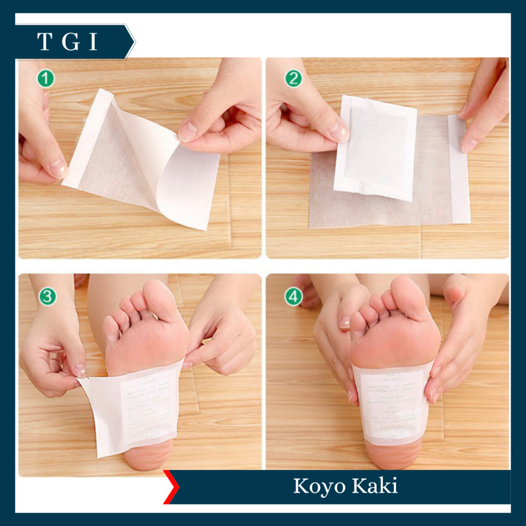 TGI - [2 PCS] KOYO TEMPELAN KAKI / DETOX FOOT PADS HERBAL / FOOT MASK / KOYO KAKI PENYERAP RACUN