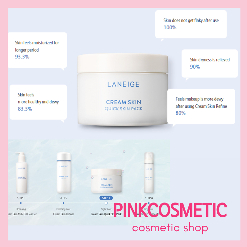 LANEIGE Cream Skin Quick Skin Pad 50EA