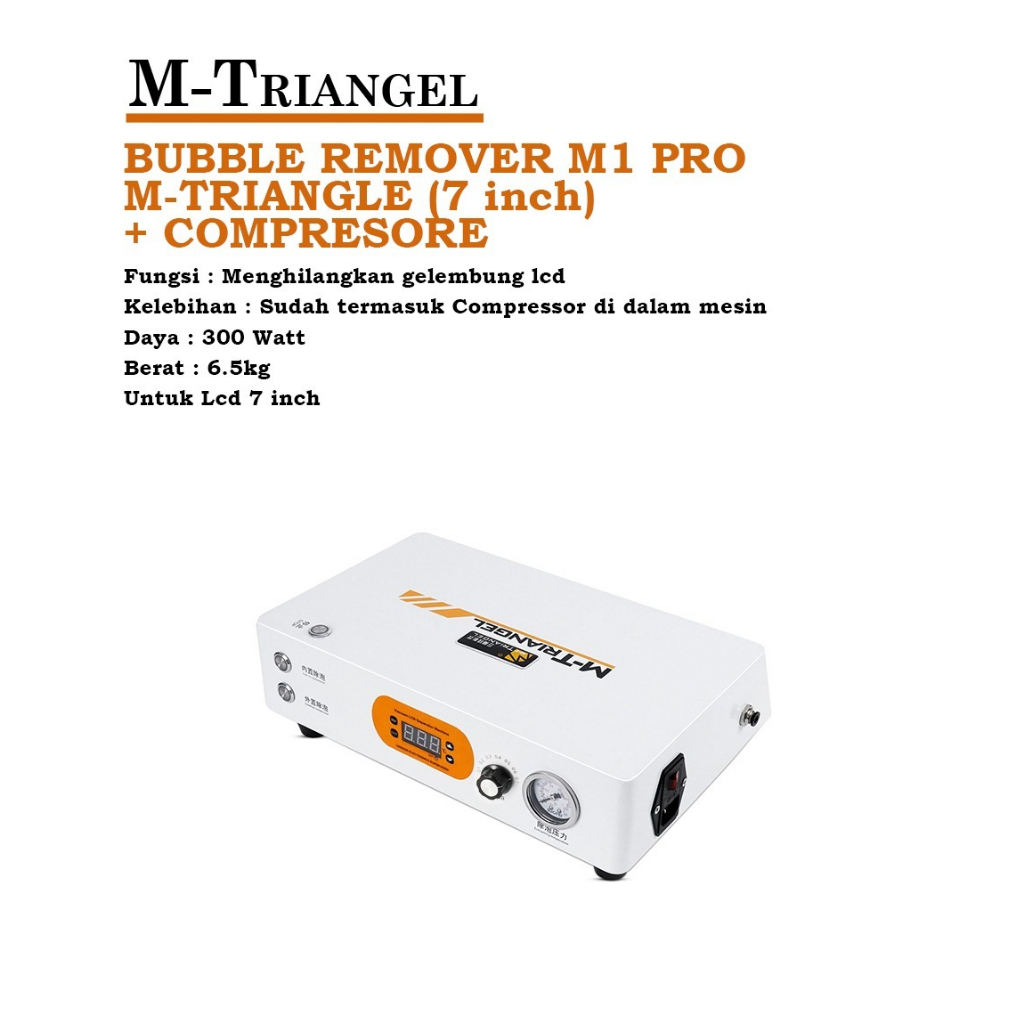 MESIN BUBLE REMOVER M-TRIANGEL M1 PRO ORIGINAL