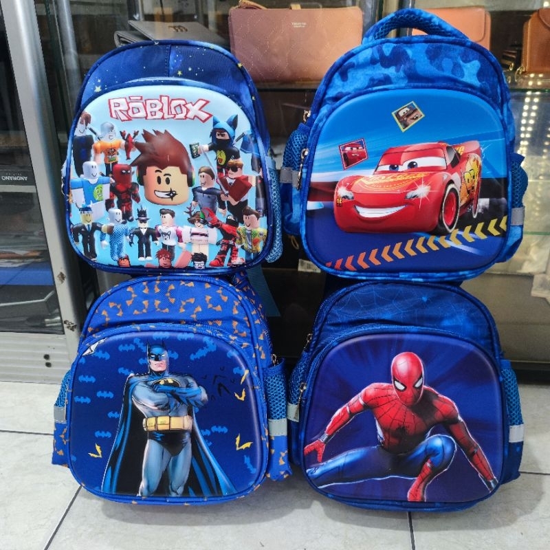 Ransel Anak Sekolah Paud  3D Glossy HSD-12810 Ransel Sekolah Ransel TK Backpack Anak Ransel Karakter Backpack Karakter Tas Punggung Tas Ransel Anak