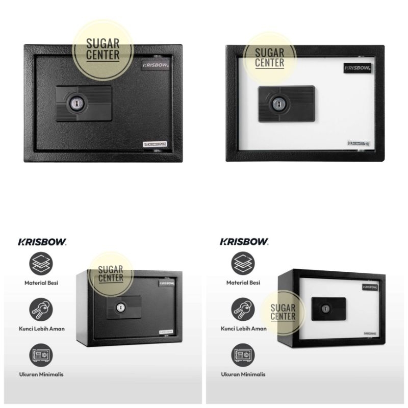 Krisbow Brankas Besi 17ck 1/3 Mm/Steel Safe Krisbow/Kotak Penyimpanan/Safe Deposit Box/Brankas Besi 