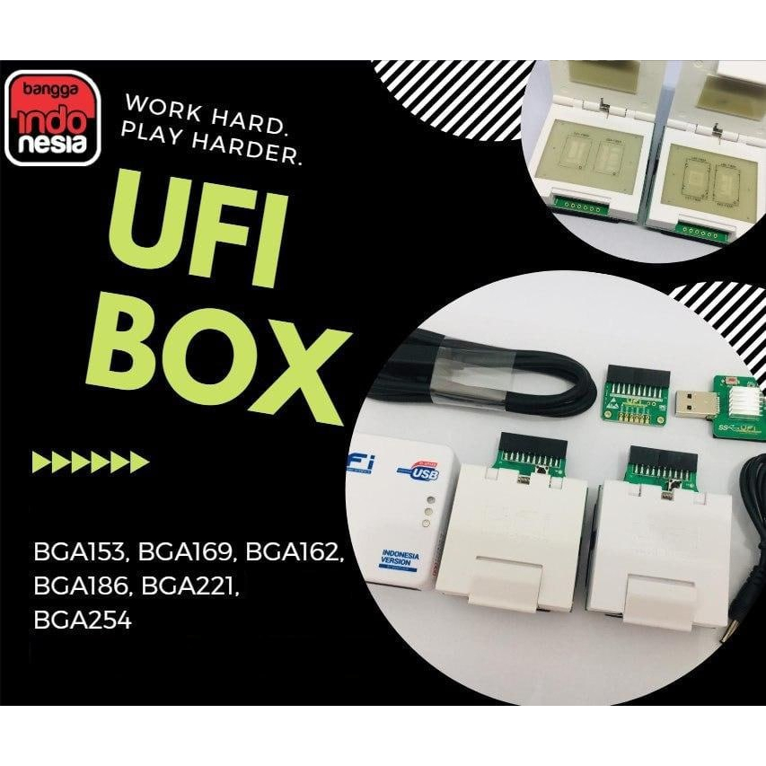 ufi box full set terlengkap terbaru orginal