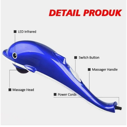 Ready Alat Pijat Elektrik Terapi Infrared Dolphin Massager/Alat Pijat Dolphin/Alat Pijat