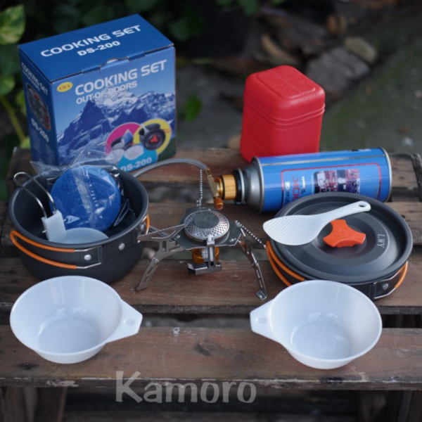 

Unik Paket Cooking Set DS 200 Plus Kompor Lipat Wss 201 Adaptor Murah