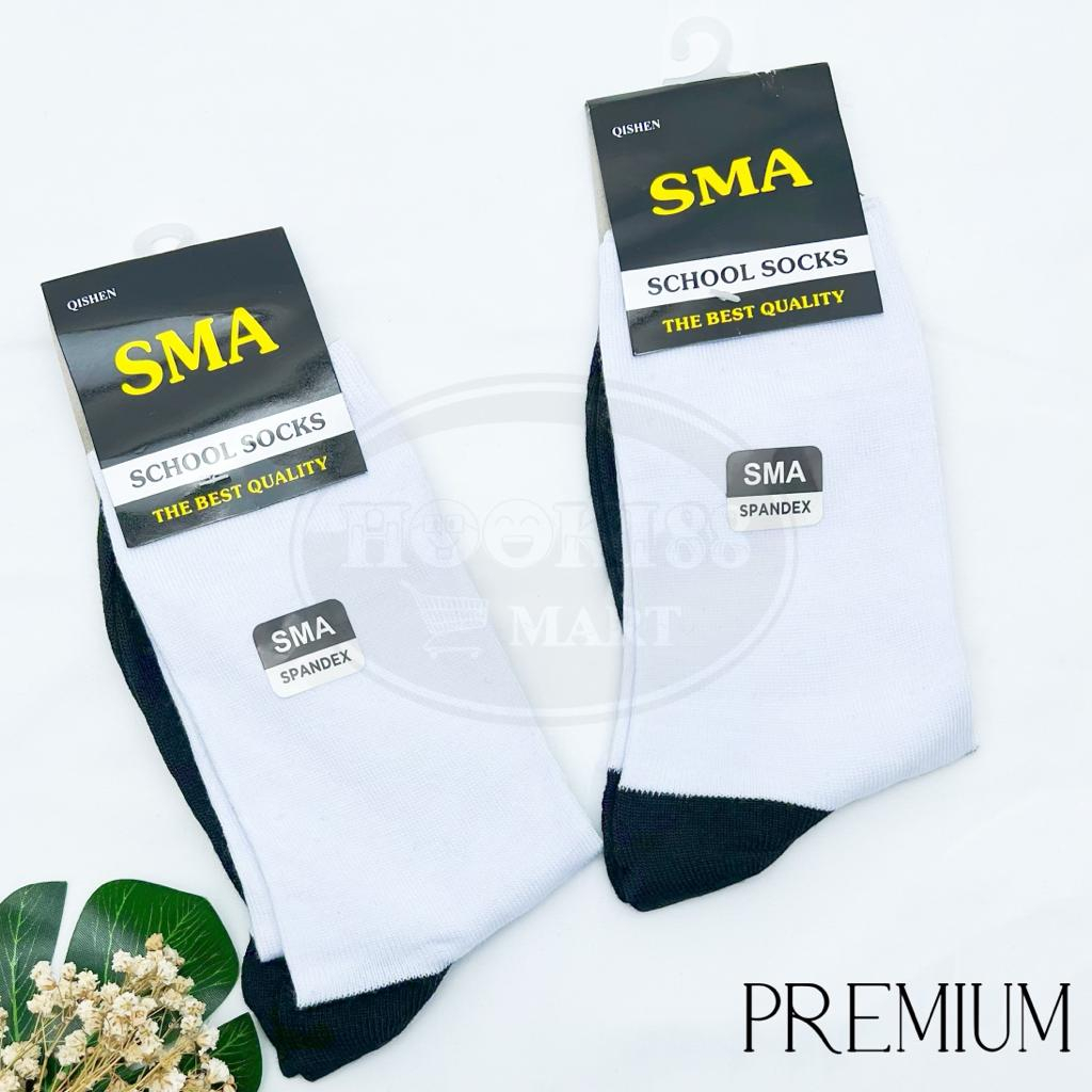 [ SATUAN ] HK Kaos Kaki Sekolah Hitam Putih Anak SD-SMP-SMA