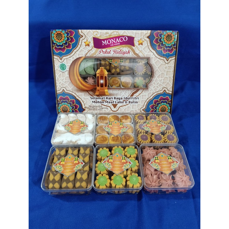 

HAMPERS KUE KERING LEBARAN / PAKET KUE LEBARAN MONACO