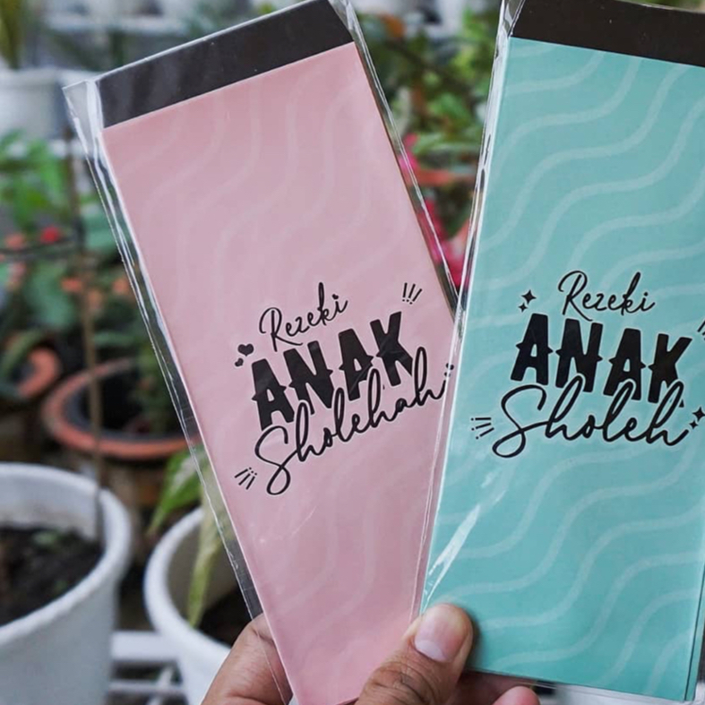 

Amplop Lebaran Panjang Sholeh Pink Kekida Murah Unik Angpao THR Idul Fitri Anak