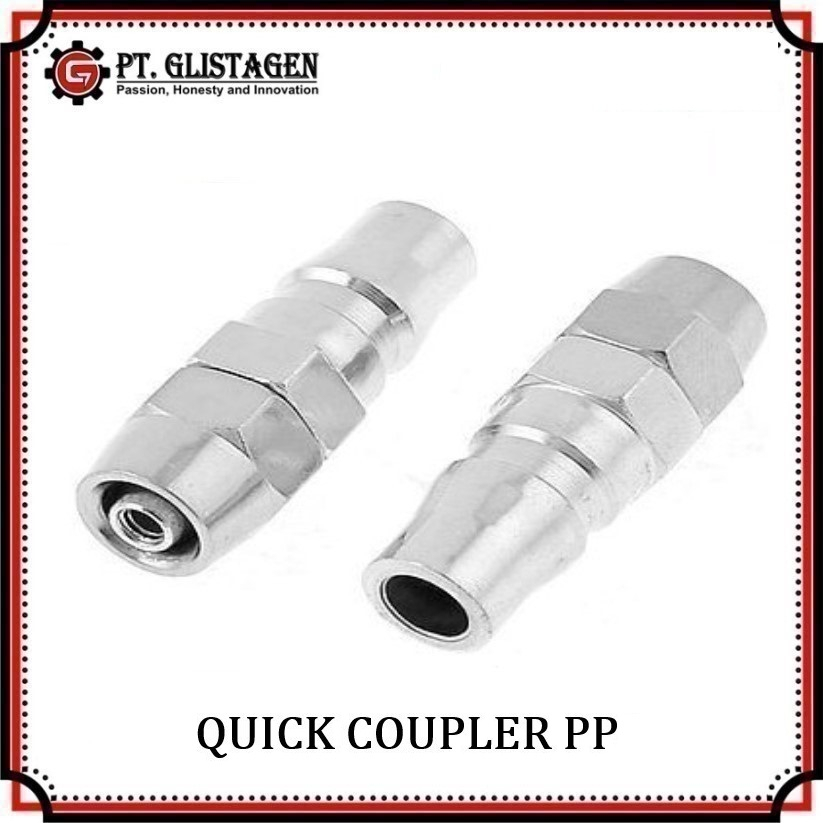 Quick Coupler PP ( 20,30,40 ) Sambungan Selang Kompresor Recoil Cuk PP