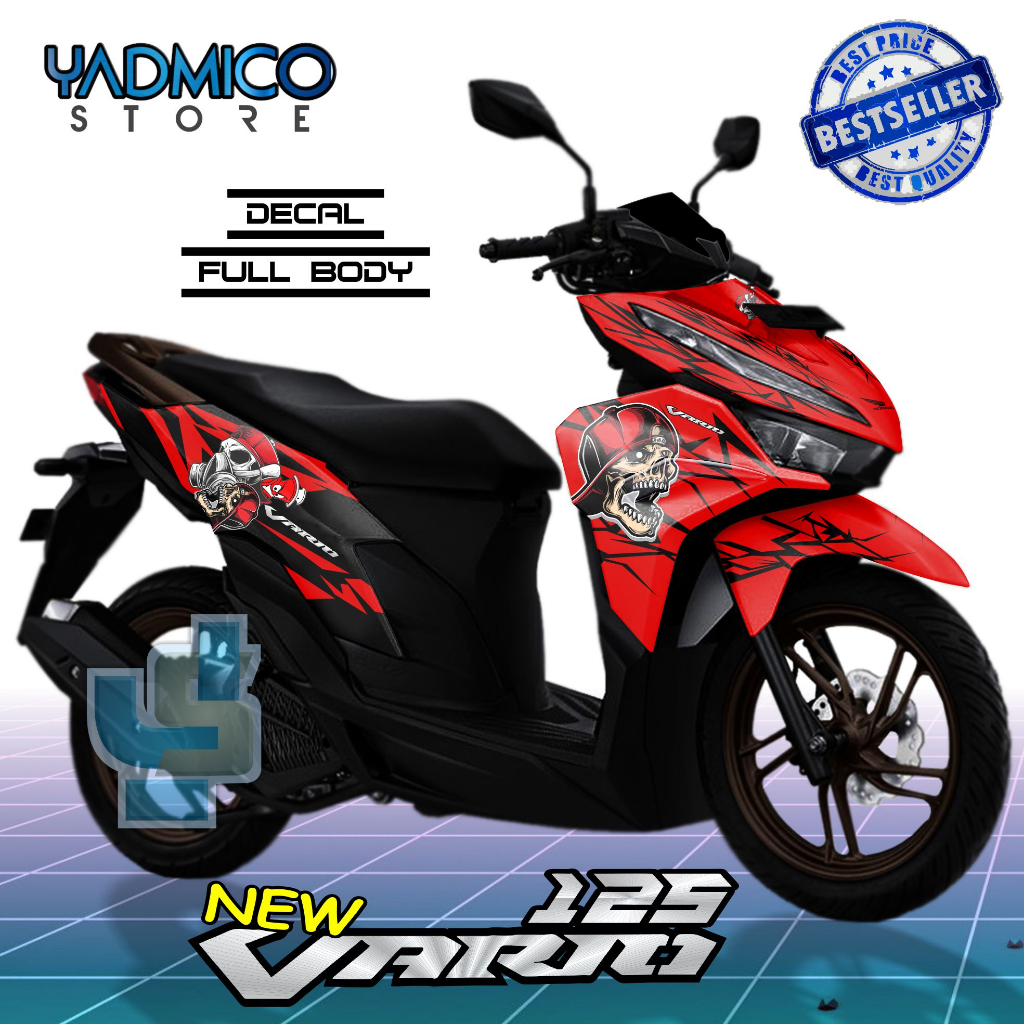 Decal Vario 125 New Full Body - Stiker Motor Vario 125 New 2023 Full Body - Decal Hologram Vario 125