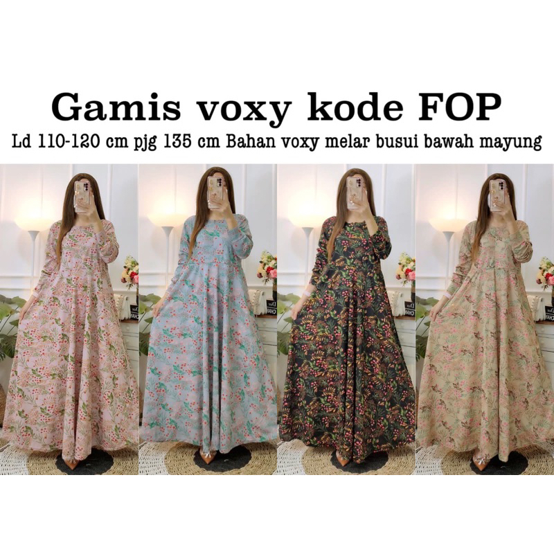 Gamis voxy fop