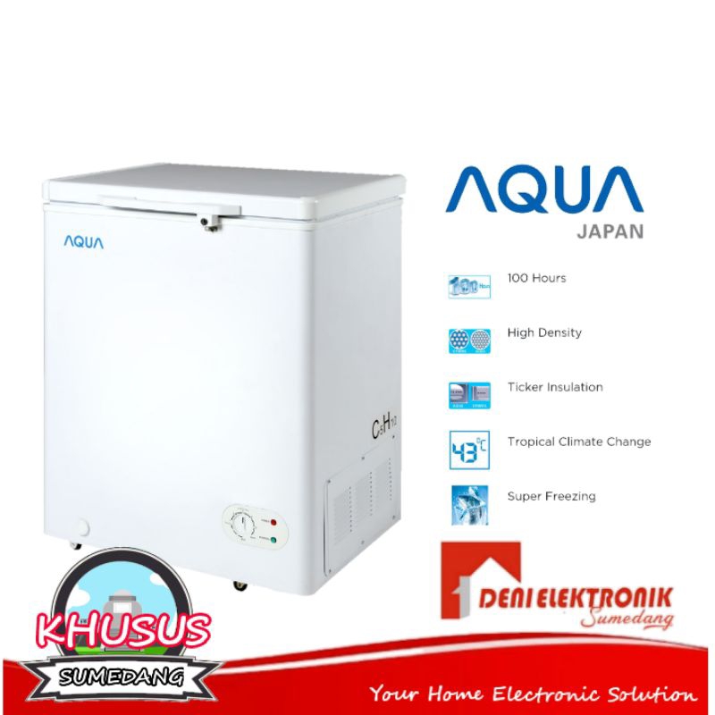Freezer Box Aqua Japan AQF100W (KHUSUS SUMEDANG)