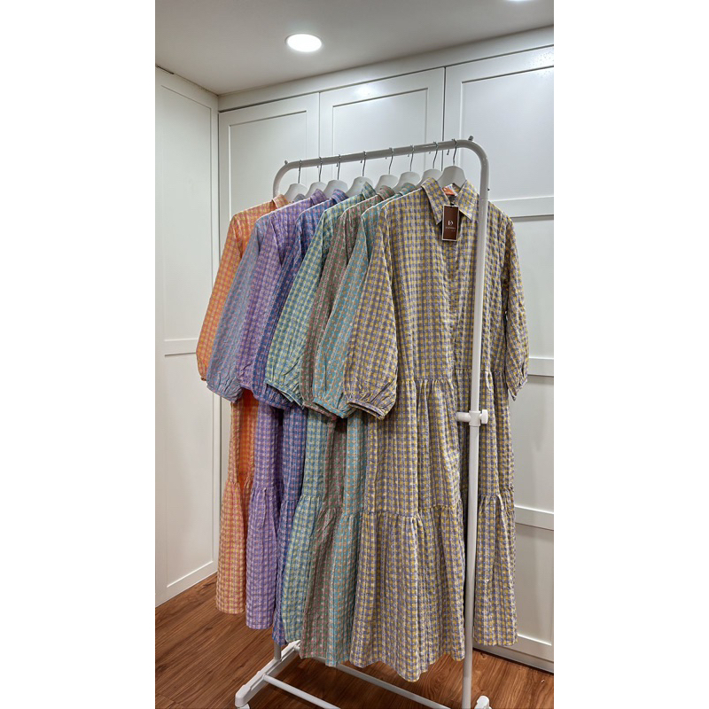 OLLA MIDI DRESS BY DLOVERA/ DRESS KOTAK" EMBOS PREMIUM