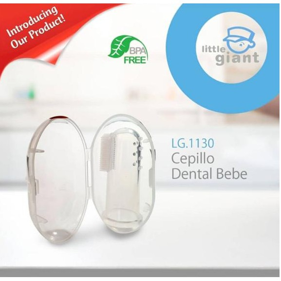 Little Giant - LG. 1130 Cepillo Dental Bebe - Silicone Finger ToothBrush - Sikat Lidah / Gigi Bayi
