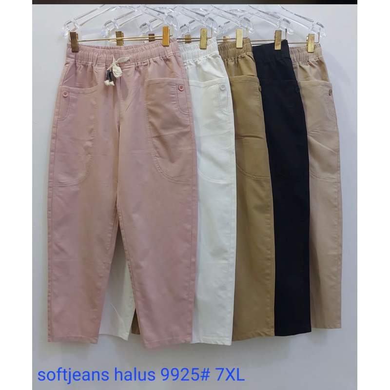 celana soft jeans premium bangkok import size XL-7XL