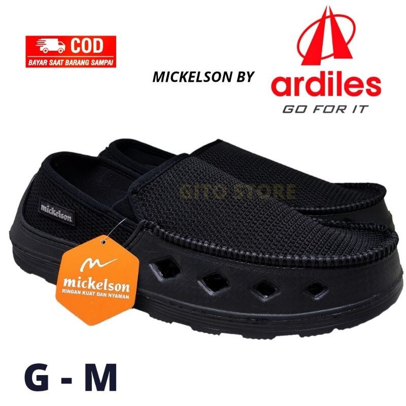 Ardiles sepatu kasual pria slip on  original ardiles/sepatu karet pria anti air