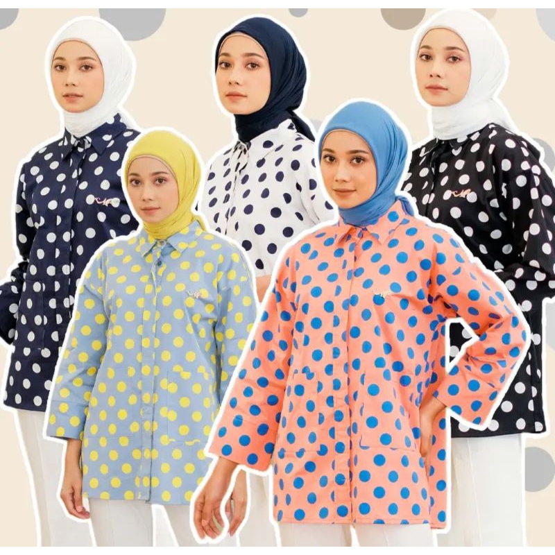 Mylady hijab JONNA SHIRT / Atasan mylady / Kemeja SIZE L
