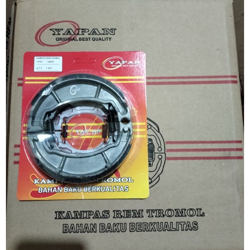 PIRODO VARIO KAMPAS REM BELAKANG TROMOL HONDA BEAT FI / VARIO / SCOPY / BEAT / BEABEAT ESP / VARIO TECNO / VARIO150 / VERZA / SPACY / MEGAPRONEW / SCOPY RING12